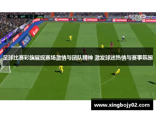 足球比赛彩旗展现赛场激情与团队精神 激发球迷热情与赛事氛围